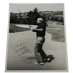 Arnold Palmer Signed B&W 8x10 Photo - To William, Best Wishes JSA ALOA