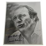 Arnold Palmer Signed B&W 8x10 Photo - Best Wishes, Arnold Palmer JSA ALOA 