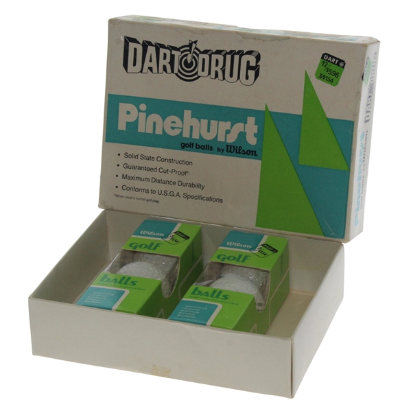Wilson Dart Drug Pinehurst Dozen Golf Balls - Two Sleeves Only  - Roth Collection