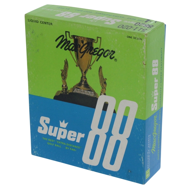 MacGregor Super88 Liquid Center Dozen Golf Balls - One Sleeve Only - Roth Collection