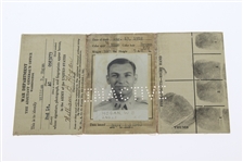 Ben Hogan's War Department Officers ID Card - Full Name Signature, Photo, & Fingerprints JSA ALOA