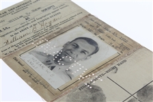 Ben Hogan's War Department Officers ID Card - Full Name Signature, Photo, & Fingerprints JSA ALOA
