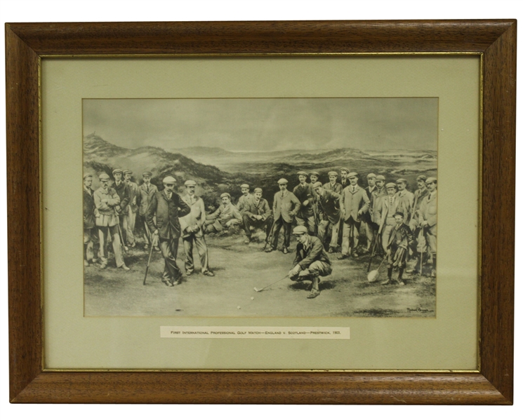 England-Scotland Professional Match Print by Michael Brown - Framed - Roth Collection