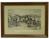 England-Scotland Professional Match Print by Michael Brown - Framed - Roth Collection