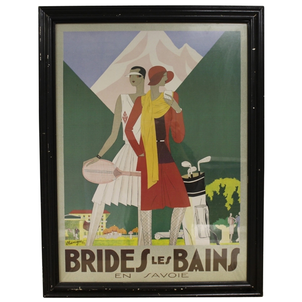 Brides les Bains en Savoie Print - Framed - Roth Collection
