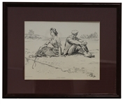 A Little Incident Print - Framed - Roth Collection