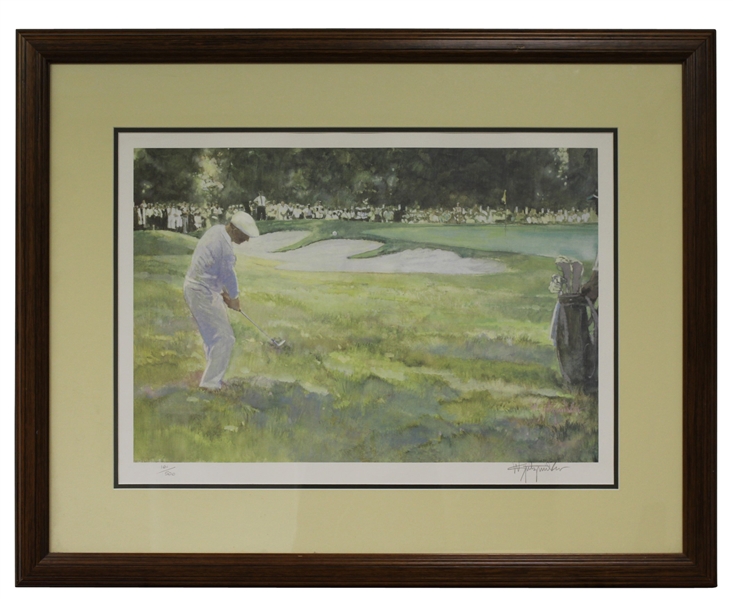 Ben Hogan Ltd Ed 161/500 Print Signed by Walt Spitzmiller JSA ALOA - Framed  - Roth Collection
