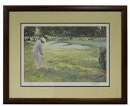 Ben Hogan Ltd Ed 161/500 Print Signed by Walt Spitzmiller JSA ALOA - Framed  - Roth Collection