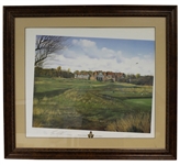 Tom Lehman Signed Ltd Ed #240/350 Baxter Royal Lytham & St Annes Print JSA ALOA - Framed