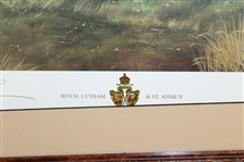 Tom Lehman Signed Ltd Ed #240/350 Baxter Royal Lytham & St Annes Print JSA ALOA - Framed
