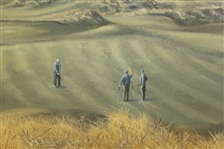 Golf Scene by Charlie Roy - Framed