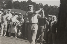 Ben Hogan Black and White Photo - Framed