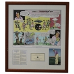 Tommy Bolt Signed Hadaway Artists Proof #1/10: "A Strategy: How To Win The 1958 US Open" Framed JSA ALOA