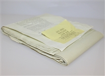 Ben Hogan's Personal Galley Proof of Demaret 1954 Book 'My Partner, Ben Hogan'