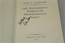'The Wonderful World of Professional Golf' by Mark McCormack Signed by Dave Marr JSA ALOA - Roth Collection