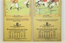 Two 1931 Advertising Calendars with Bobby Jones Lessons on the Back - Roth Collection