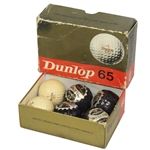 Dunlop 65 Golf Balls - Four Wrapped and the Box - Roth Collection