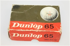 Dunlop 65 Golf Balls - Four Wrapped and the Box - Roth Collection