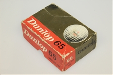 Dunlop 65 Golf Balls - Four Wrapped and the Box - Roth Collection