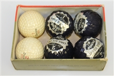 Dunlop 65 Golf Balls - Four Wrapped and the Box - Roth Collection