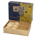 M-34 Liquid Center Golf Balls - One Sleeve, Two Balls, and Original Box - Roth Collection