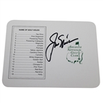 Jack Nicklaus Signed Augusta National Scorecard JSA ALOA