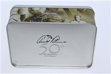 Arnold Palmer Commemorative '50th Masters Appearance' Balls and Medal Set