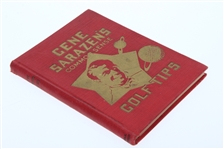 1924 Gene Sarazen's 'Common Sense Golf Tips' Instructional Book - 1st Edition