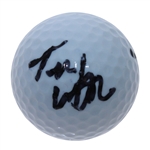 Tom Watson Signed World Golf Hall of Fame Logo Golf Ball JSA #R98995