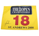 Tiger Woods Signed 2000 Open Championship at St. Andrews Flag - Tiger Slam (2/4) JSA ALOA