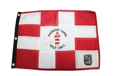 Stewart Cink Signed MCI Classic The Heritage of Golf at Harbour Town Flag JSA ALOA