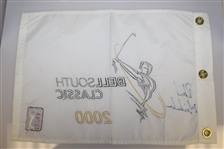 Phil Mickelson Signed 2000 BellSouth Classic Embroidered Flag JSA ALOA