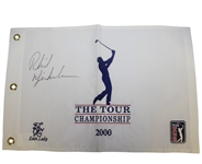 Phil Mickelson Signed 2000 The Tour Championship Embroidered Flag JSA ALOA