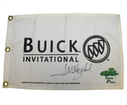 Jose Maria Olazabal Signed Buick Invitational at Torrey Pines Flag JSA ALOA