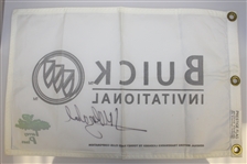 Jose Maria Olazabal Signed Buick Invitational at Torrey Pines Flag JSA ALOA