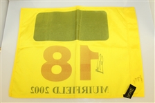 Ernie Els Signed 2002 Open Championship at Muirfield Flag JSA ALOA