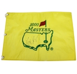 Vijay Singh Signed 2000 Masters Embroidered Flag JSA ALOA