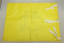 Zach Johnson Signed 2007 Masters Embroidered Flag - Center Signed JSA ALOA