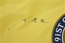 Y.E. Yang Signed 2009 PGA Championship at Hazeltine Flag JSA ALOA