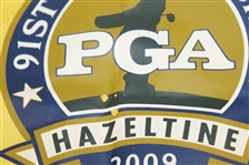 Y.E. Yang Signed 2009 PGA Championship at Hazeltine Flag JSA ALOA