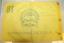 Y.E. Yang Signed 2009 PGA Championship at Hazeltine Flag JSA ALOA