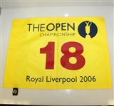 Flags from Tiger Woods Major Victories - 2005 Masters, 2005 & 2006 Open, & 2006 PGA