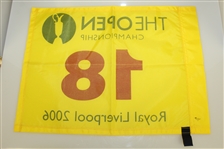 Flags from Tiger Woods Major Victories - 2005 Masters, 2005 & 2006 Open, & 2006 PGA