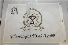 Flags from Tiger Woods Major Victories - 2005 Masters, 2005 & 2006 Open, & 2006 PGA