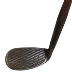 "Kroydon Clubs" Ltd Presentation Short Stop Mashie-Niblick Inscribed to N.H. Lobb - Brick Face