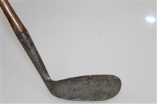 Geo. F. Spalding Kro-Flite Waterfall Niblick - Bronze Filled Grooves