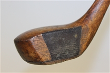 John D. Dunn BGI Co. Wood One Piece Driver with Shaft Stamp!