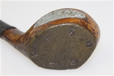 Spalding & Bros. Harry Vardon Splice Neck Brassie with Harry Vardon Shaft Stamp