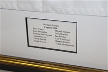2004 Ryder Cup Flag Signed by Winning European Team & Captain - Framed JSA ALOA