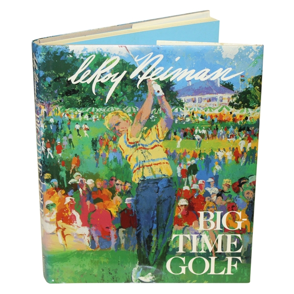 Leroy Neiman Signed Big Time Golf Book JSA ALOA